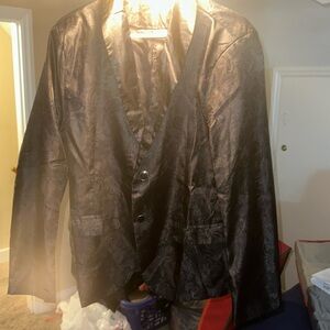 Black Paisley Blazer